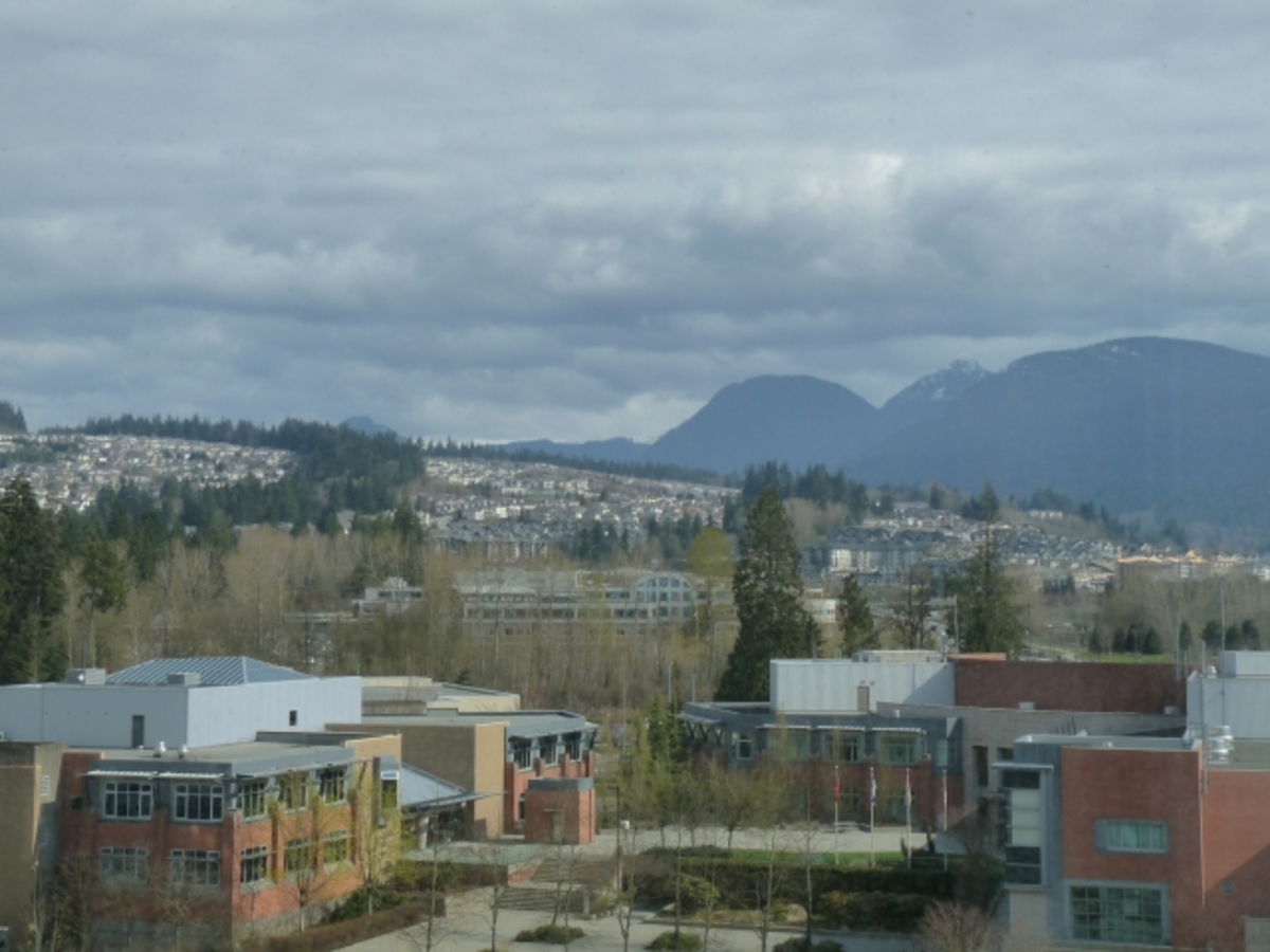 View at 1002 - 2979 Glen Dr, Coquitlam Center, Coquitlam